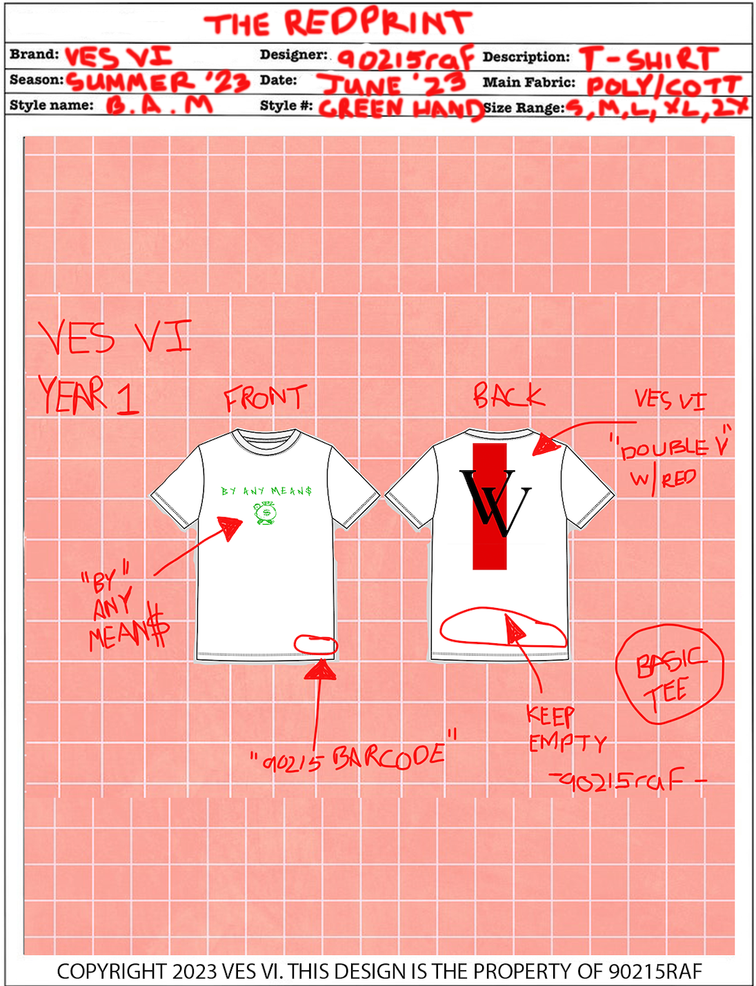 Ves Vi™ "By Any Mean$" Tee | Year One